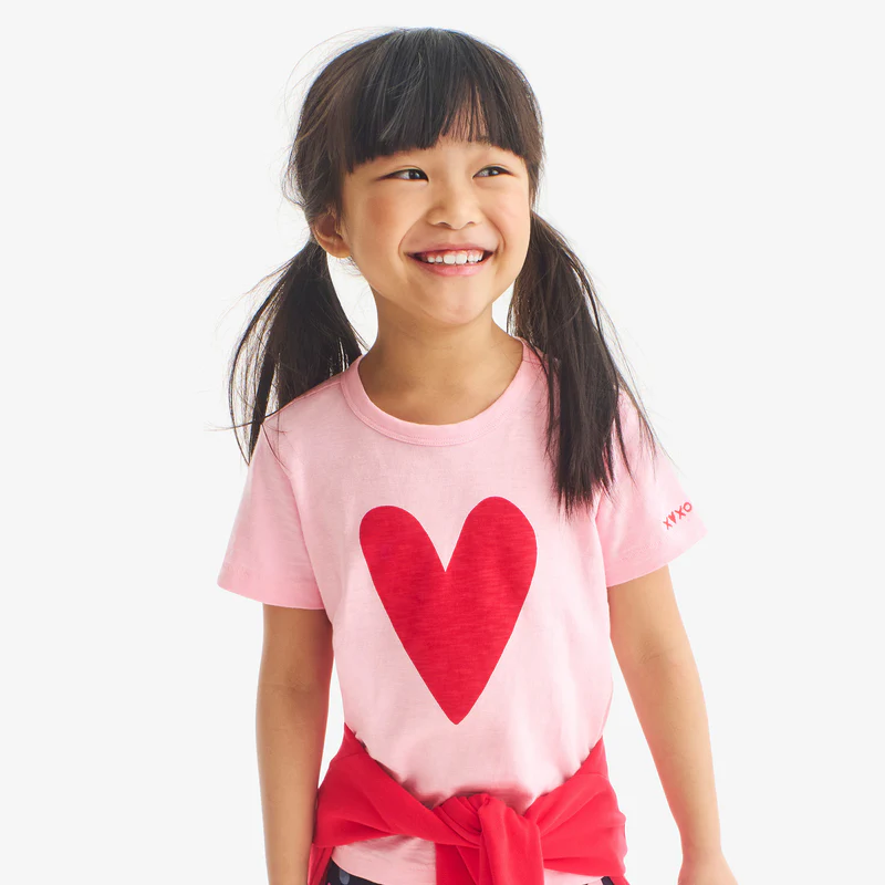 Kids heart tee